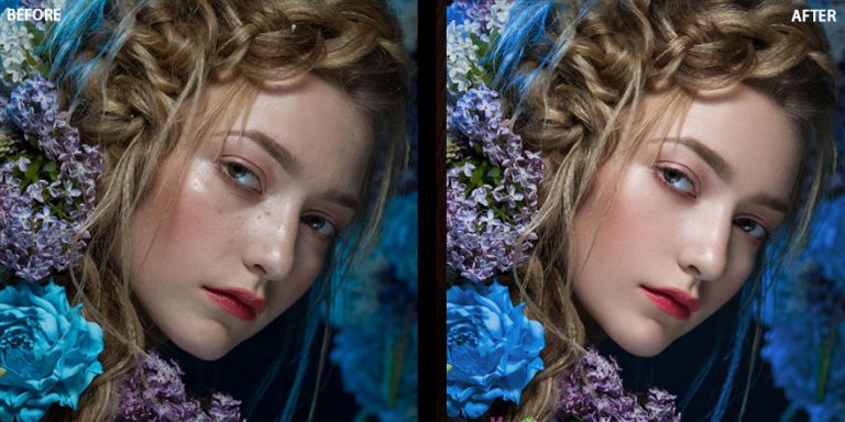 外国女子面部特写照 精修调色练习案例(附 psd 文件) 外国女子面部特写照 精修调色练习案例(附 psd 文件)