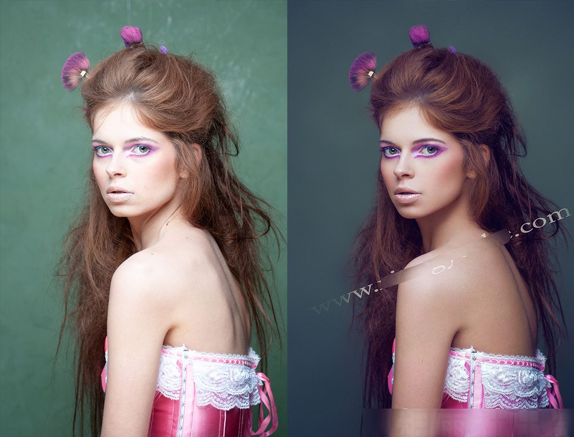 欧美女子棚拍半身特写照 精修调色练习案例(附 NEF 原图和 psd 文件) 欧美女子棚拍半身特写照 精修调色练习案例(附 NEF 原图和 psd 文件)