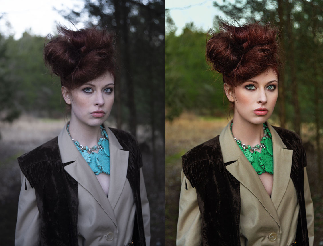 欧美女子外景精修调色完整修图案例 附raw原图和 psd分层源文件 欧美女子外景精修调色完整修图案例 附raw原图和 psd分层源文件