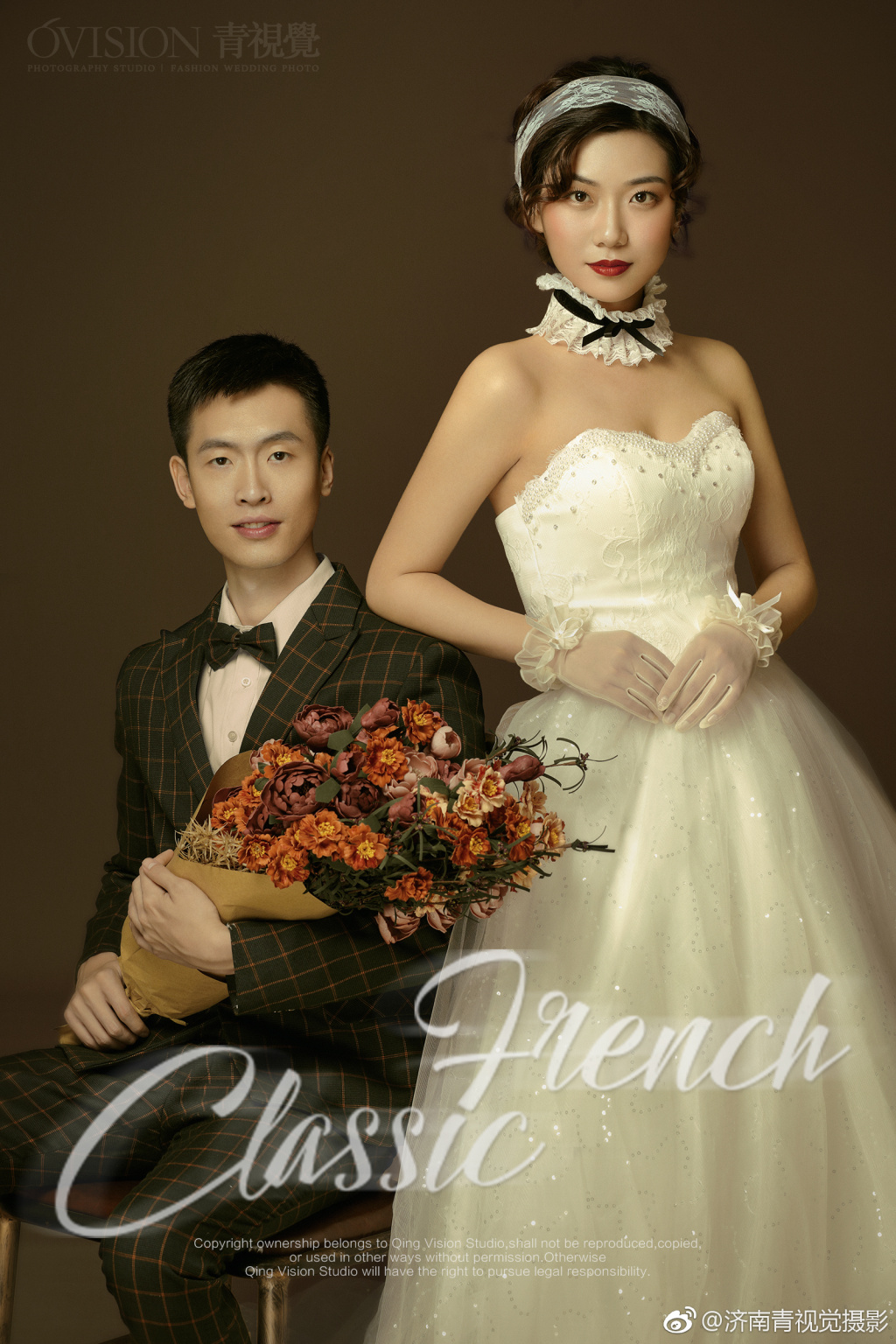 【修图作品】与济南青视觉合作后期修饰的一组婚纱照客照