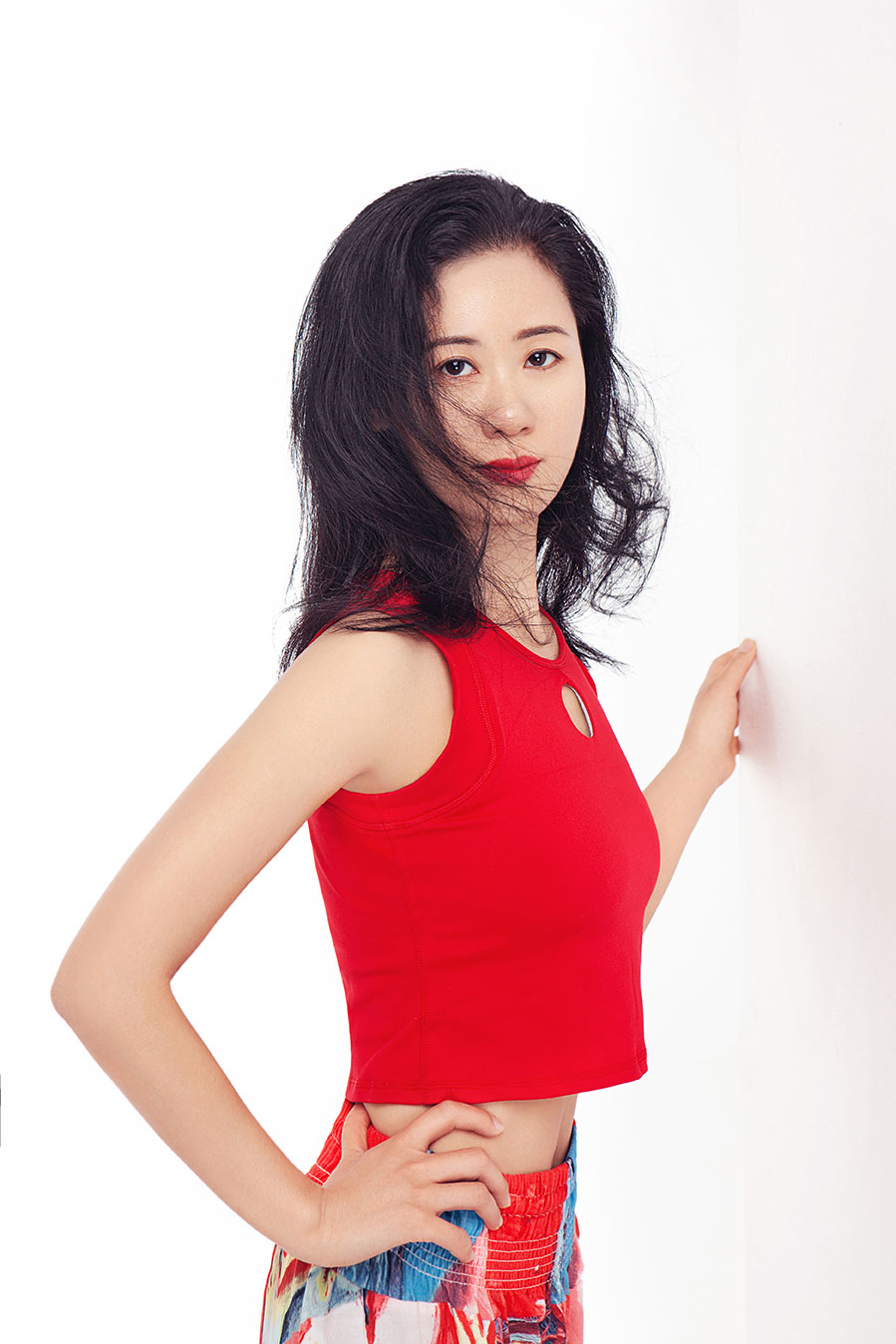 棚拍瑜伽体式照摄影作品(部分)